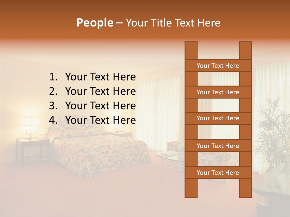 Interior Bed Breakfast PowerPoint Template