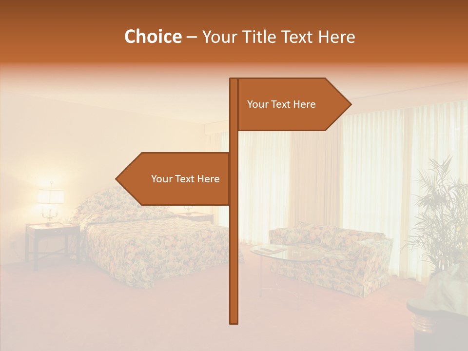 Interior Bed Breakfast PowerPoint Template