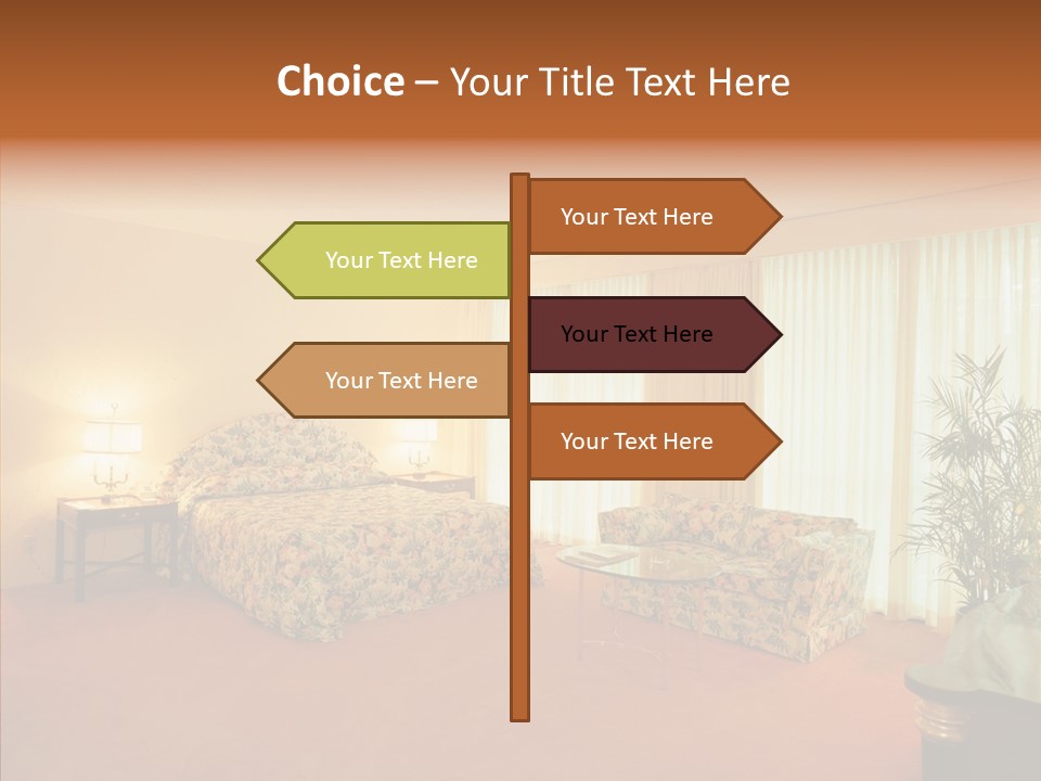 Interior Bed Breakfast PowerPoint Template