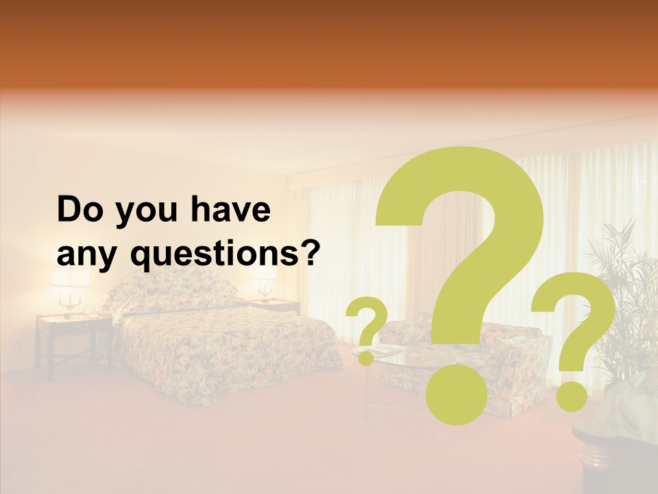 Interior Bed Breakfast PowerPoint Template