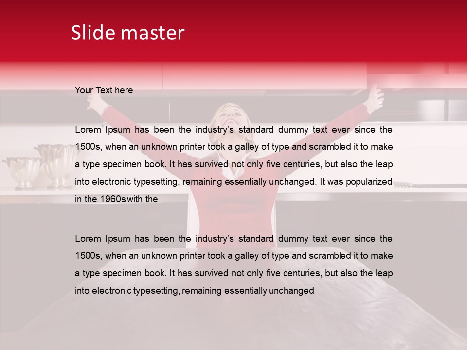 Upbeat Lifestyle Apartment PowerPoint Template