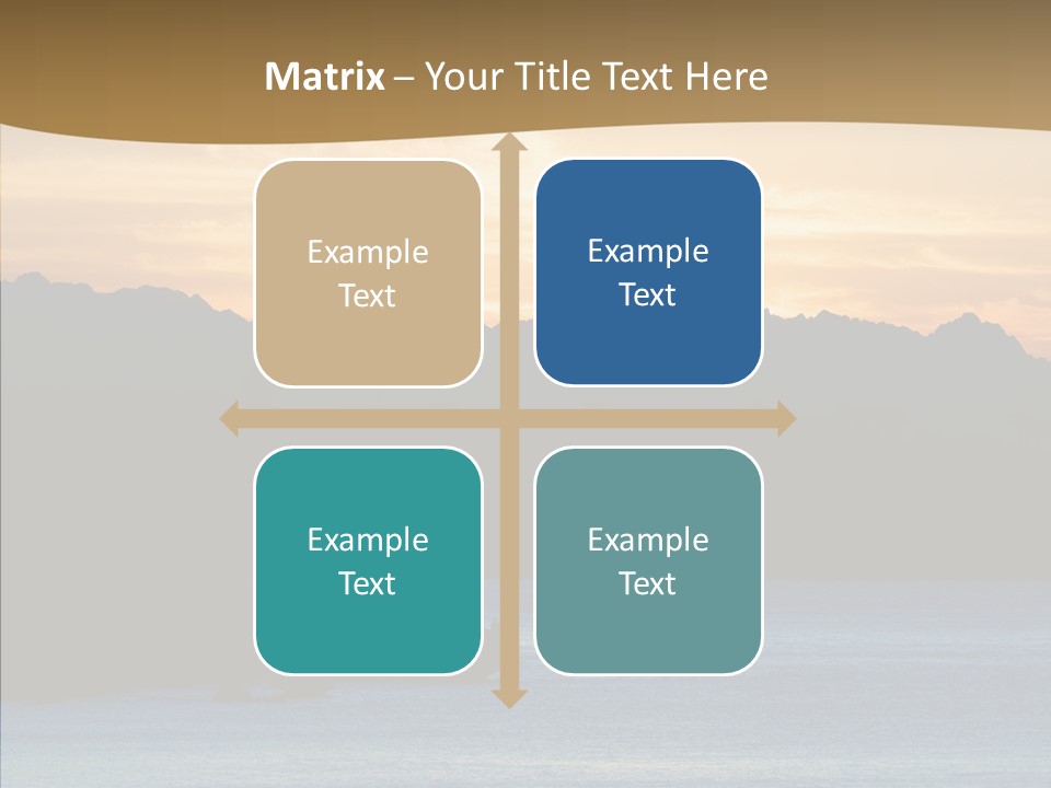 Beautiful Paradise Exotic PowerPoint Template