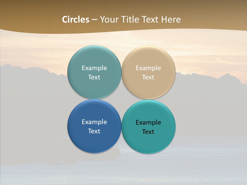 Beautiful Paradise Exotic PowerPoint Template