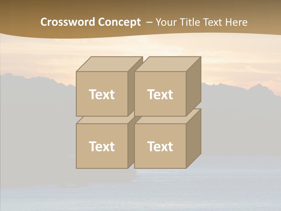 Beautiful Paradise Exotic PowerPoint Template