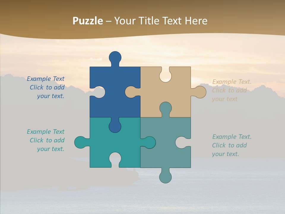 Beautiful Paradise Exotic PowerPoint Template