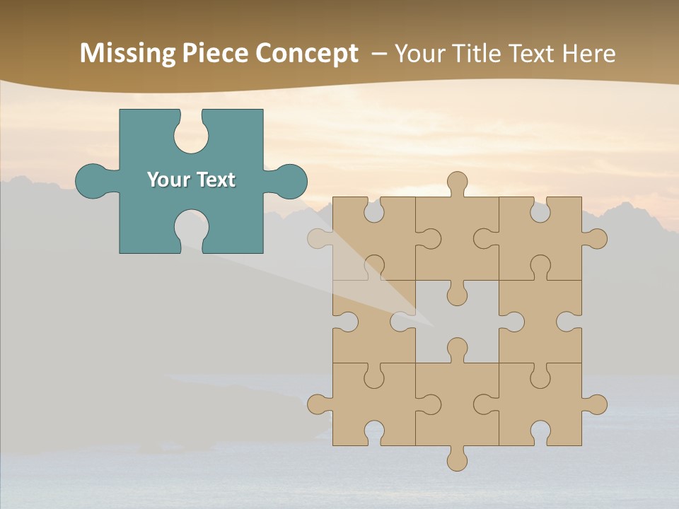 Beautiful Paradise Exotic PowerPoint Template