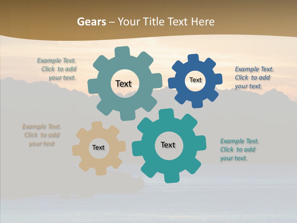 Beautiful Paradise Exotic PowerPoint Template