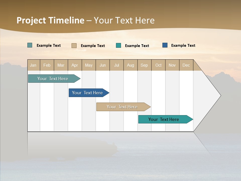 Beautiful Paradise Exotic PowerPoint Template