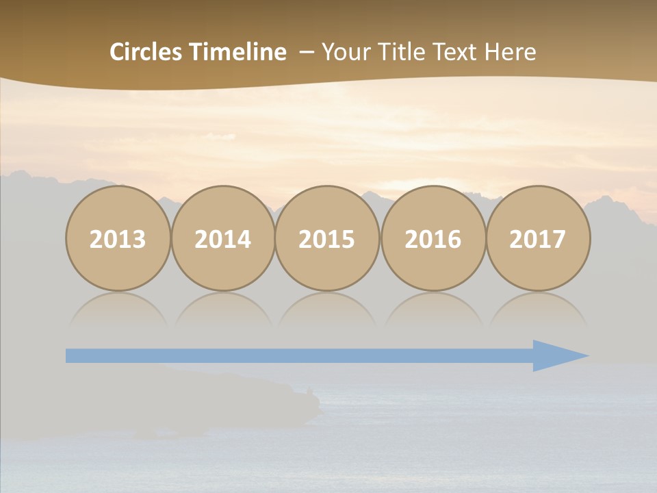 Beautiful Paradise Exotic PowerPoint Template