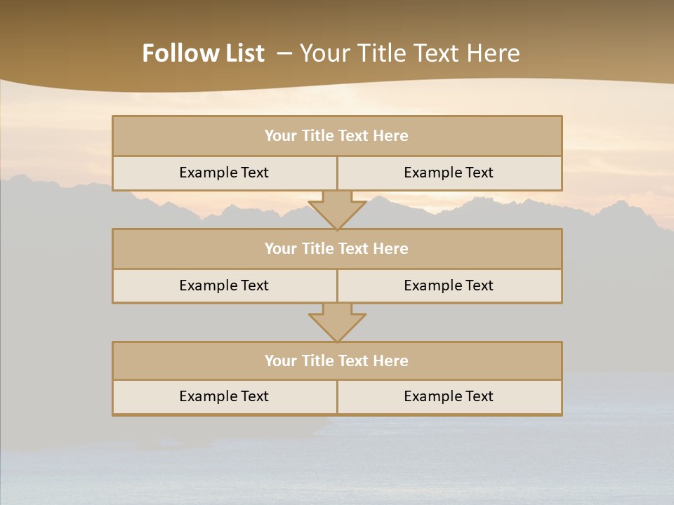 Beautiful Paradise Exotic PowerPoint Template