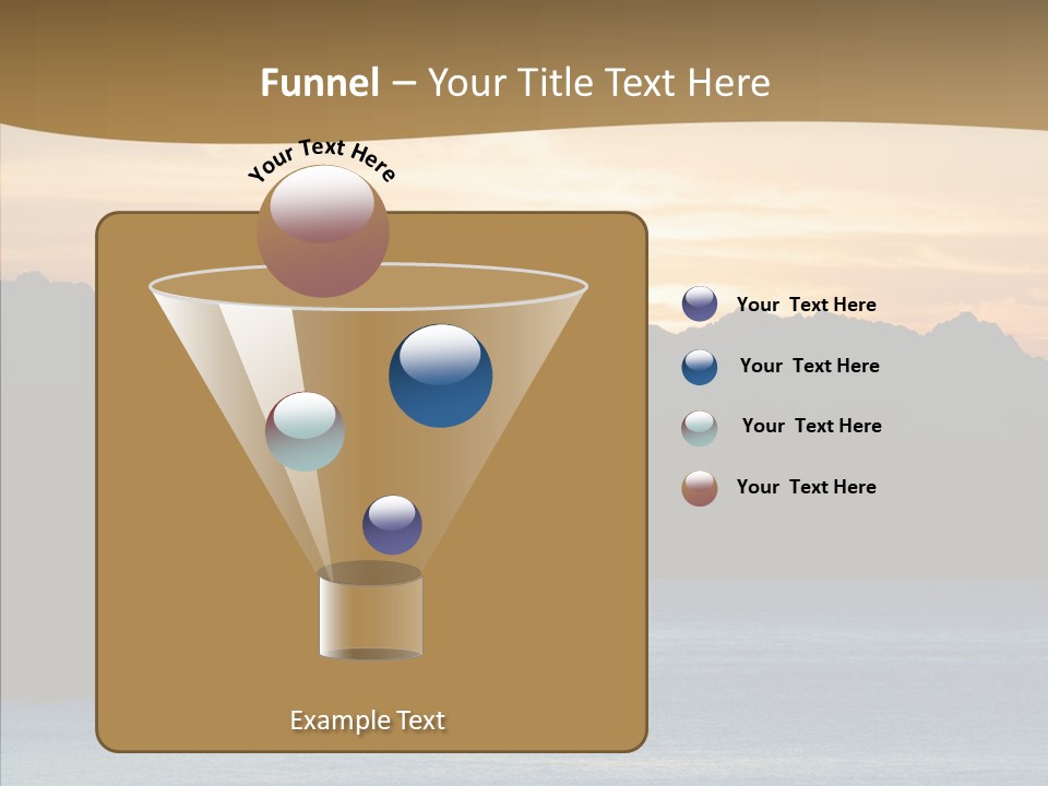 Beautiful Paradise Exotic PowerPoint Template