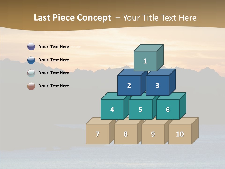 Beautiful Paradise Exotic PowerPoint Template