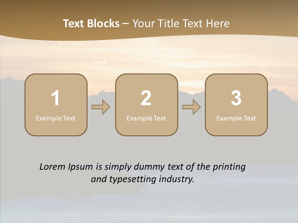 Beautiful Paradise Exotic PowerPoint Template