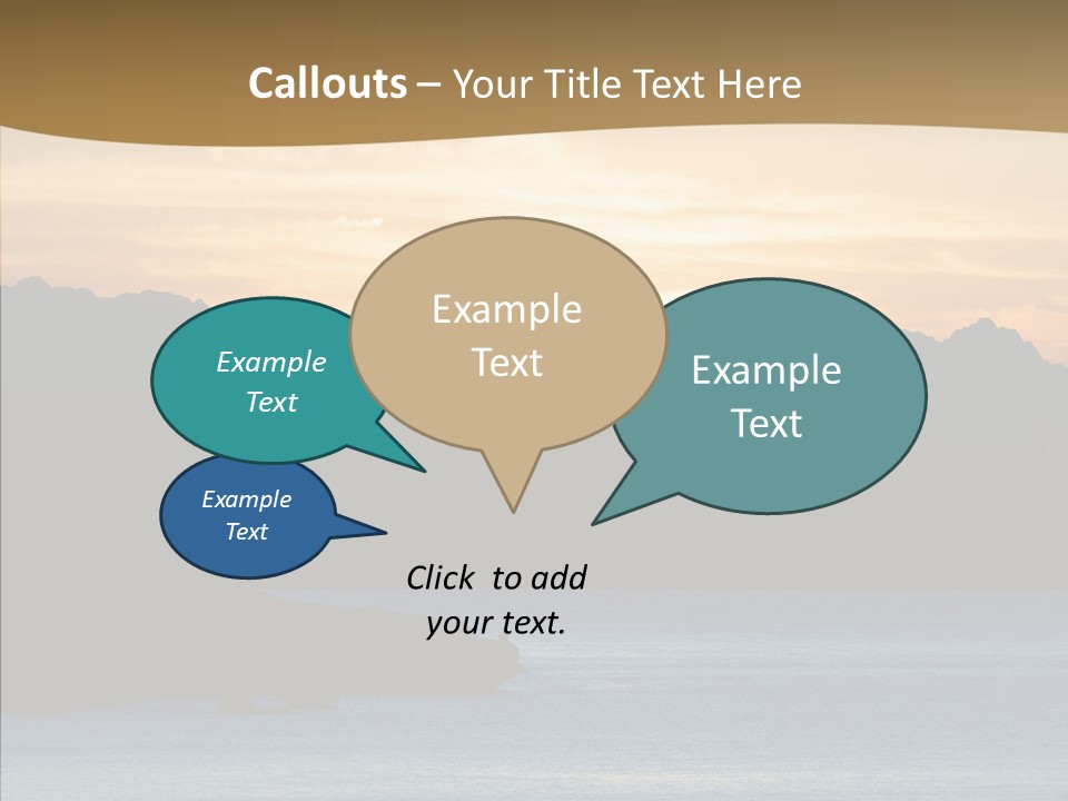 Beautiful Paradise Exotic PowerPoint Template