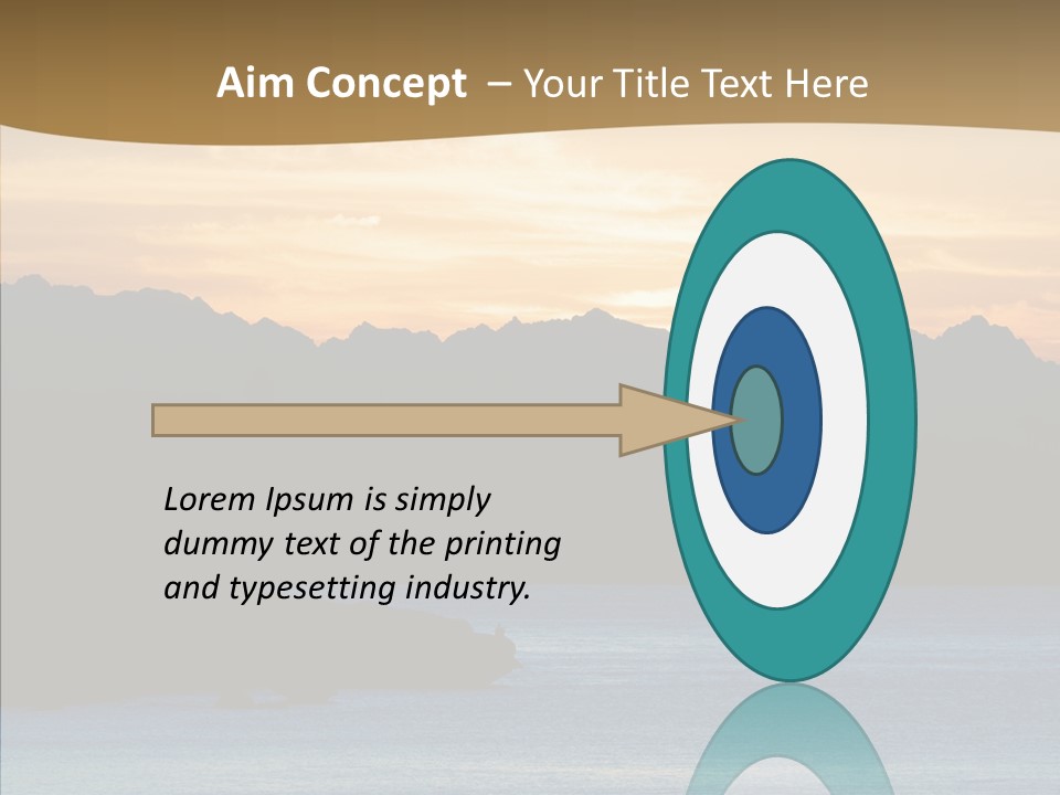 Beautiful Paradise Exotic PowerPoint Template