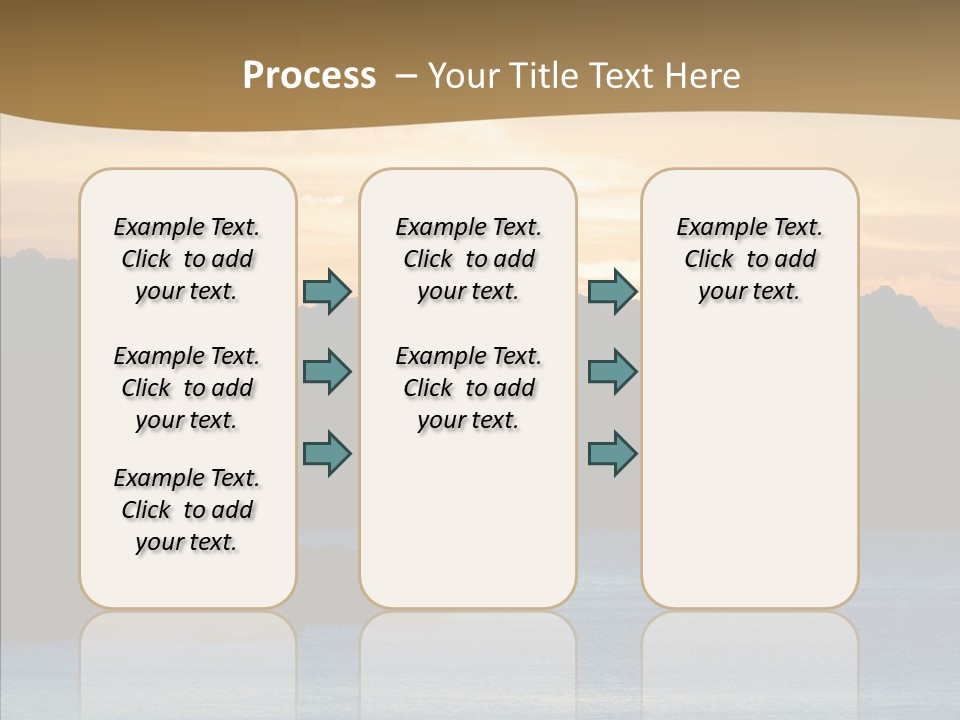 Beautiful Paradise Exotic PowerPoint Template