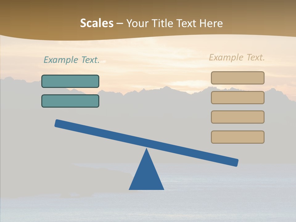 Beautiful Paradise Exotic PowerPoint Template