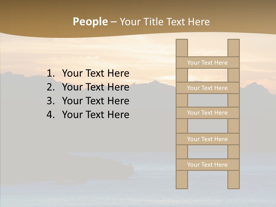 Beautiful Paradise Exotic PowerPoint Template