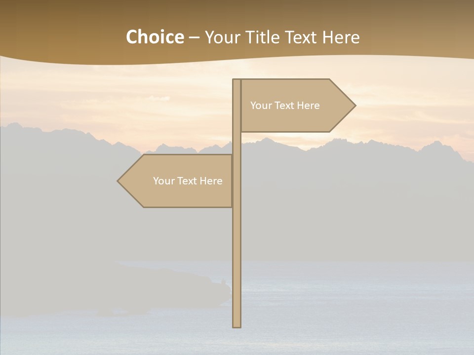 Beautiful Paradise Exotic PowerPoint Template