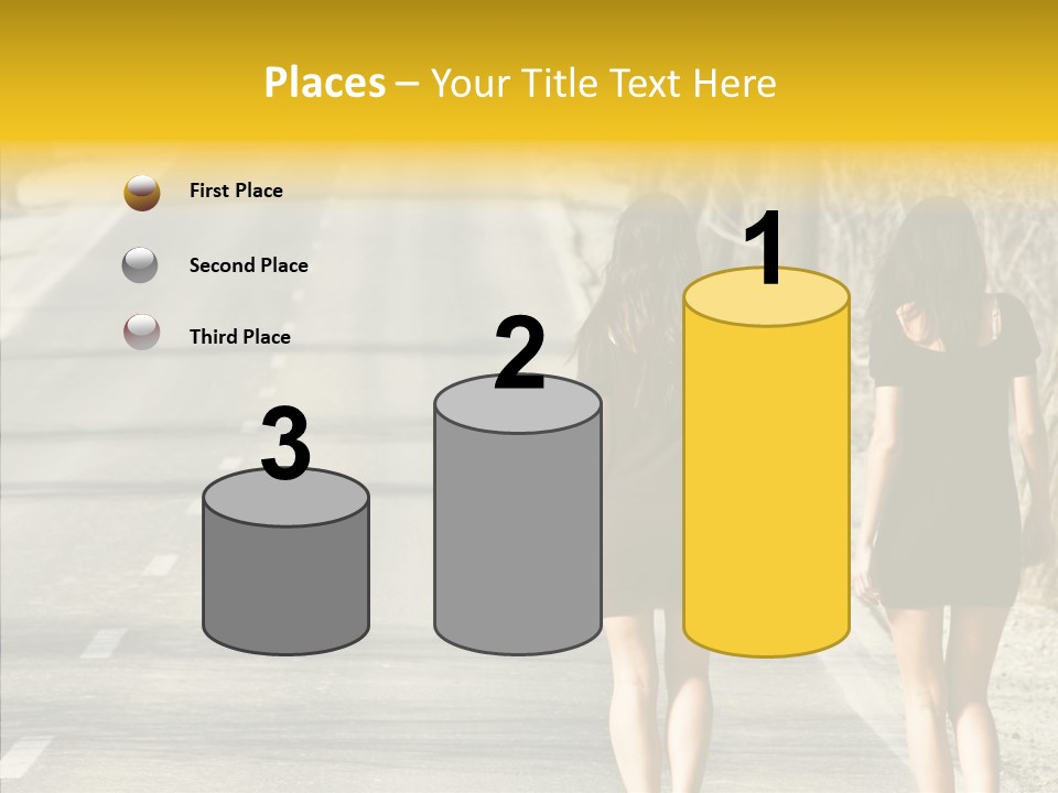 Young Sun Attitude PowerPoint Template