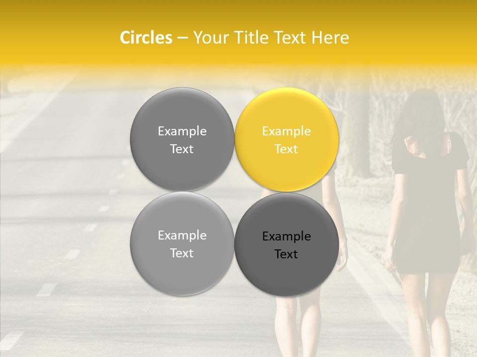 Young Sun Attitude PowerPoint Template