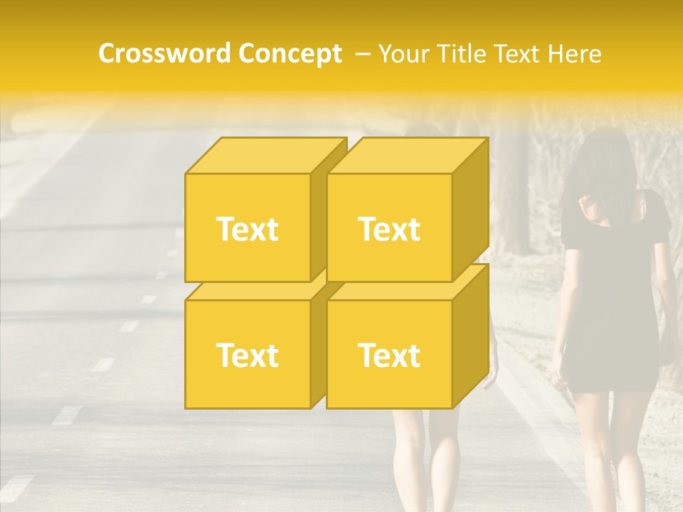 Young Sun Attitude PowerPoint Template