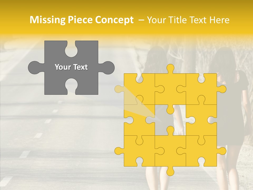 Young Sun Attitude PowerPoint Template