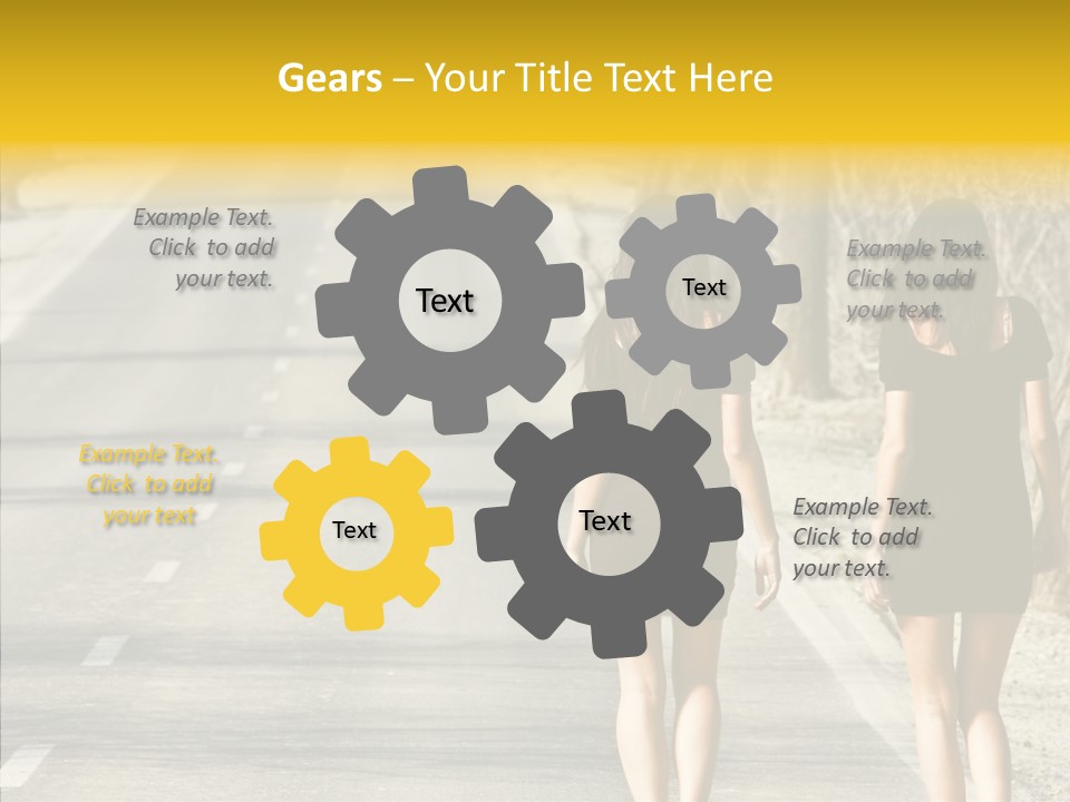 Young Sun Attitude PowerPoint Template