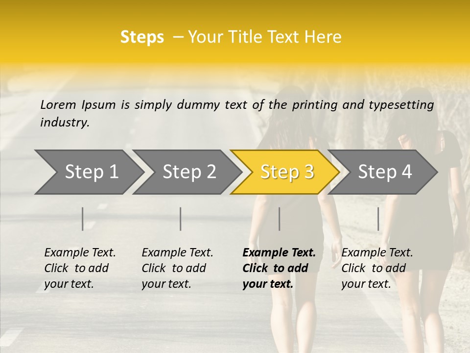 Young Sun Attitude PowerPoint Template