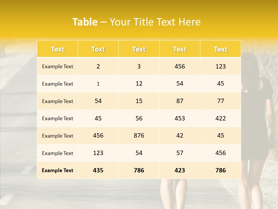 Young Sun Attitude PowerPoint Template