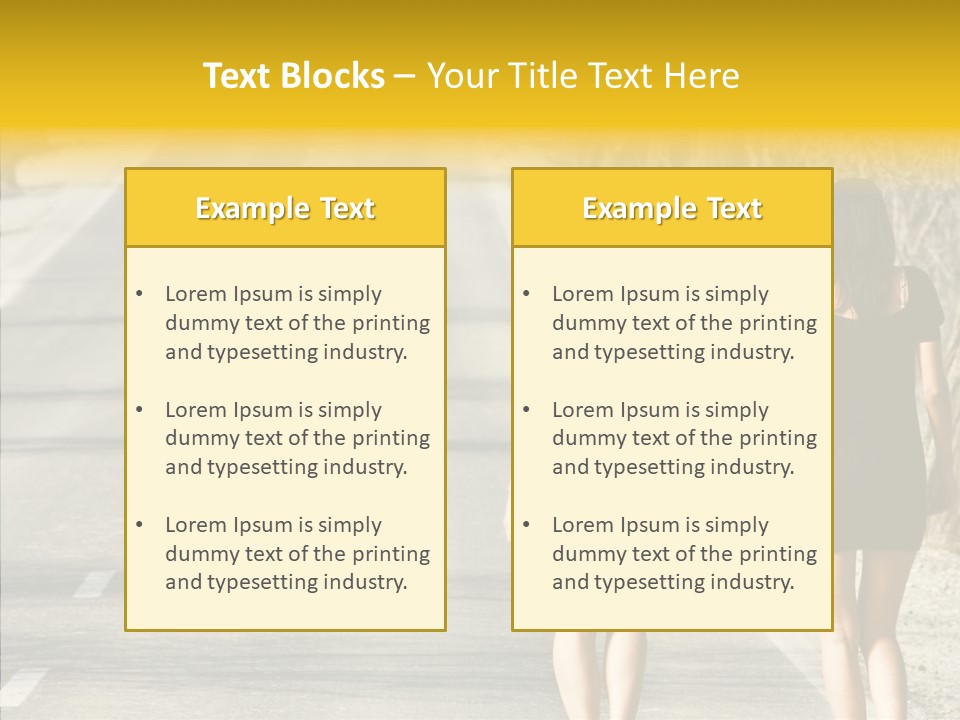Young Sun Attitude PowerPoint Template