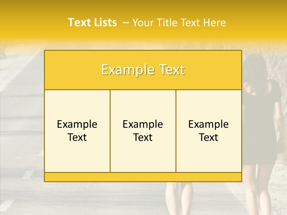 Young Sun Attitude PowerPoint Template