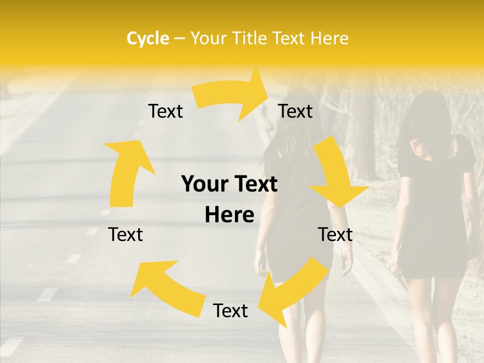 Young Sun Attitude PowerPoint Template