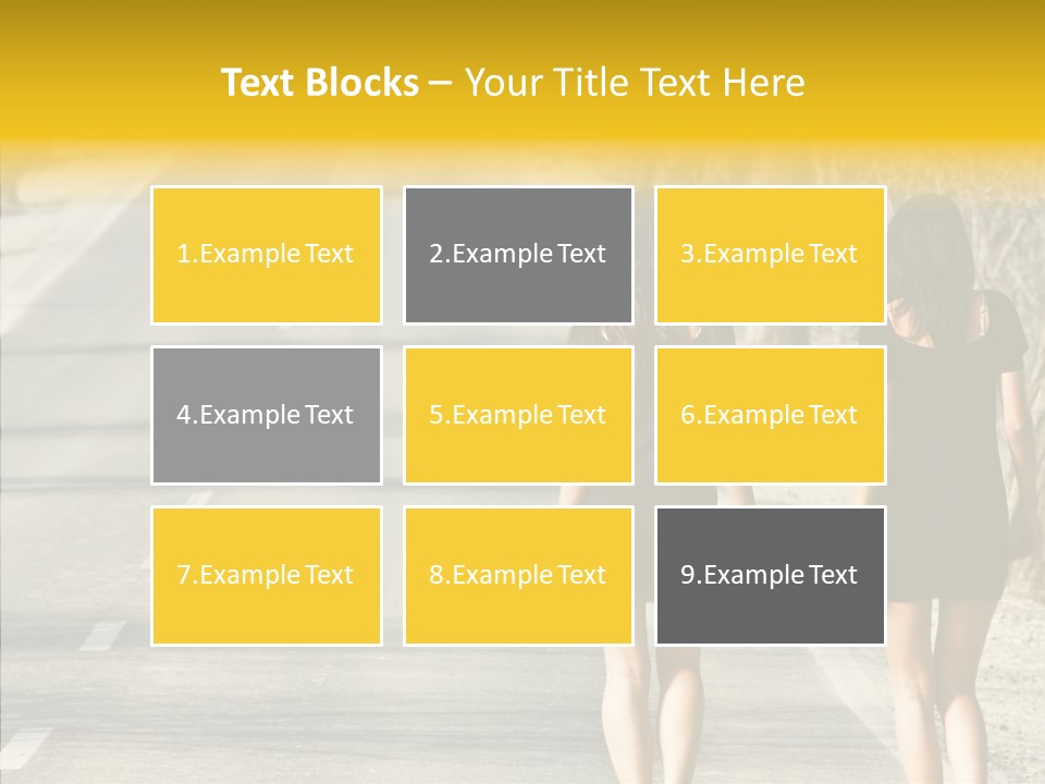 Young Sun Attitude PowerPoint Template