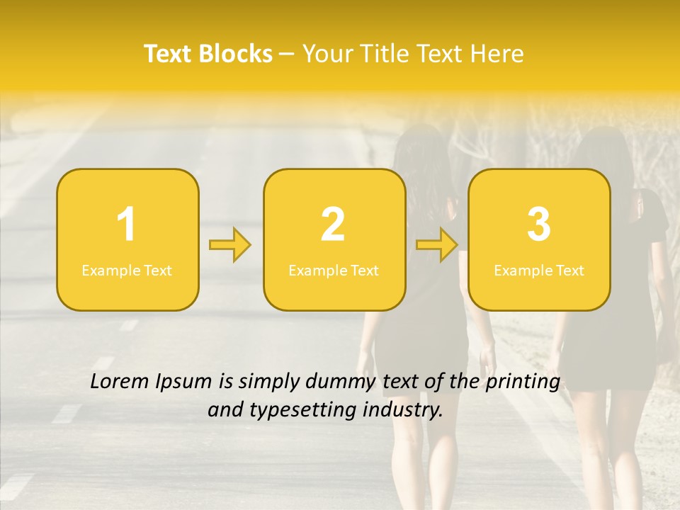 Young Sun Attitude PowerPoint Template