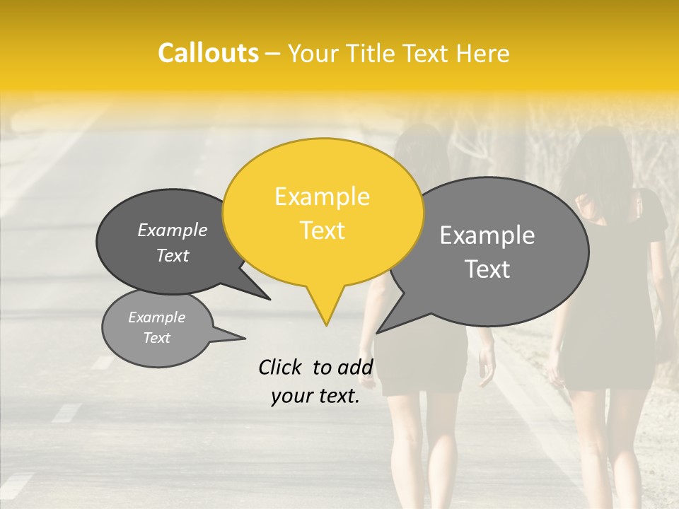 Young Sun Attitude PowerPoint Template