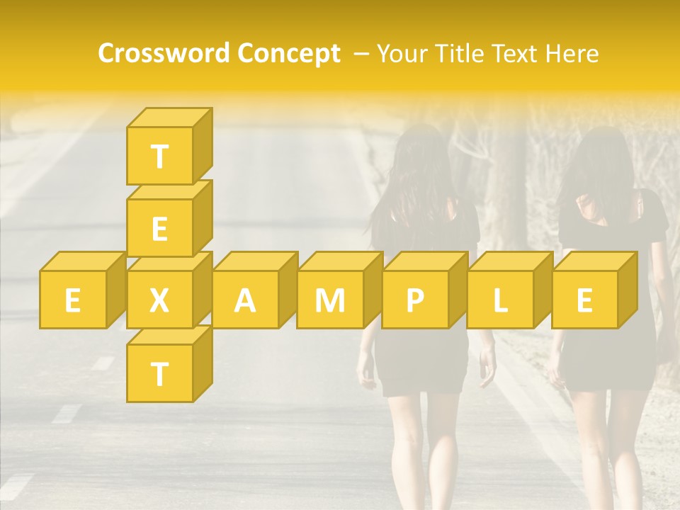 Young Sun Attitude PowerPoint Template