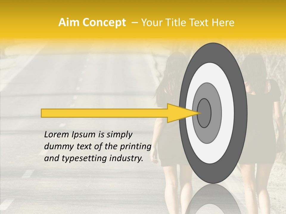 Young Sun Attitude PowerPoint Template