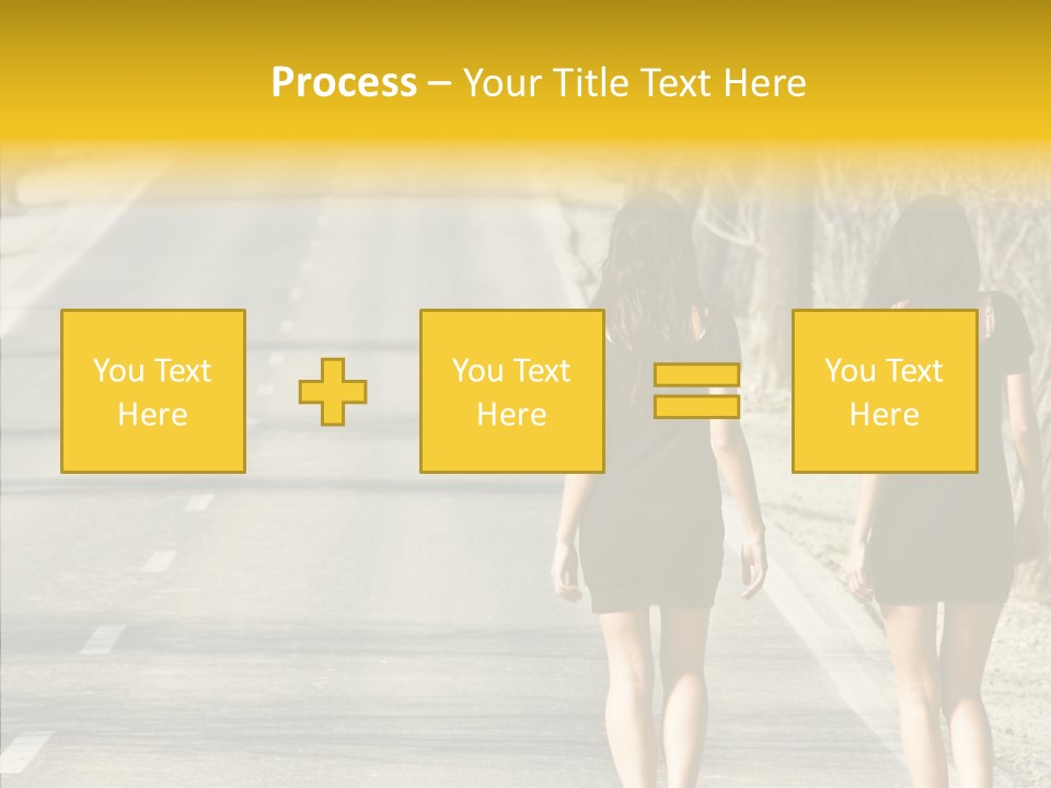 Young Sun Attitude PowerPoint Template