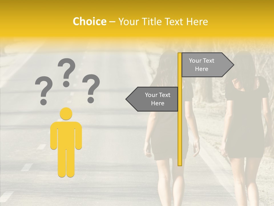 Young Sun Attitude PowerPoint Template