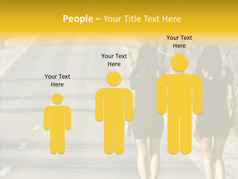 Young Sun Attitude PowerPoint Template