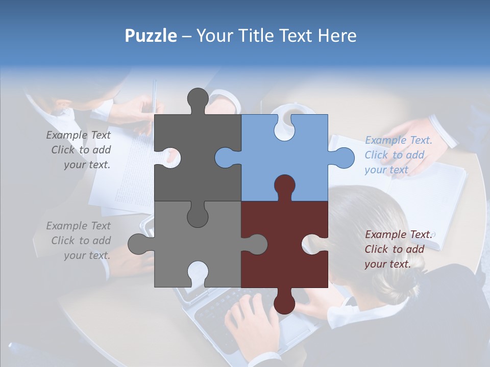 Success Concept Computer PowerPoint Template