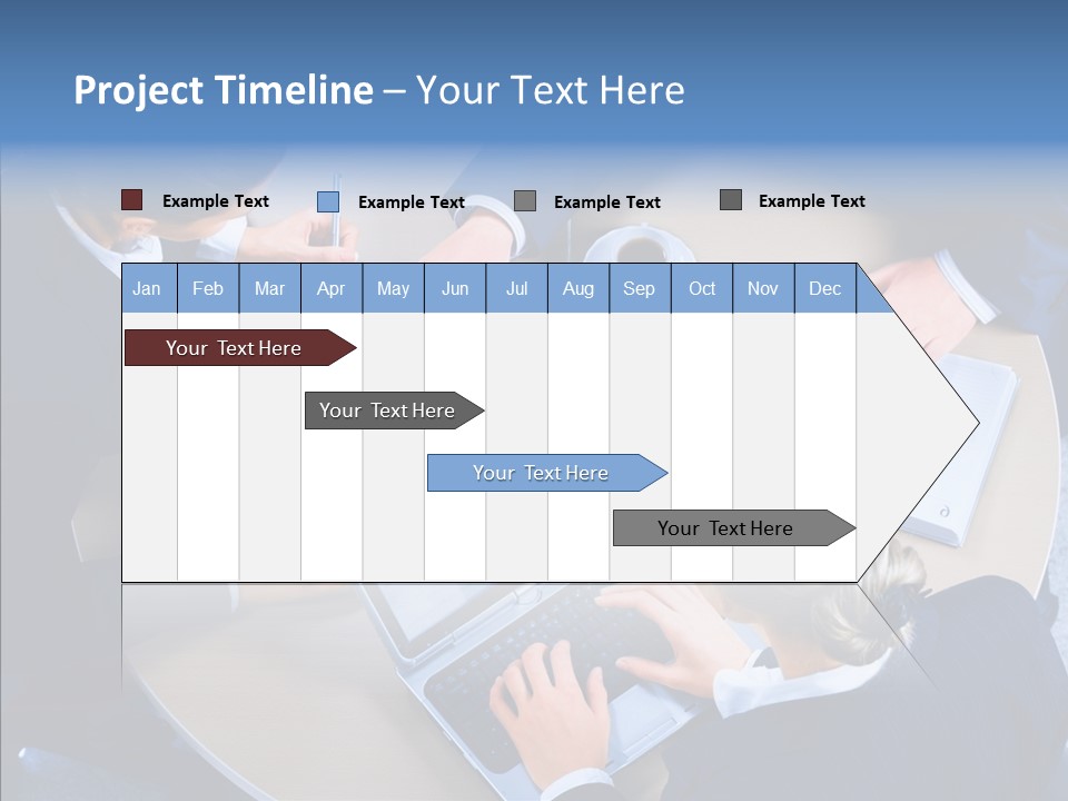 Success Concept Computer PowerPoint Template