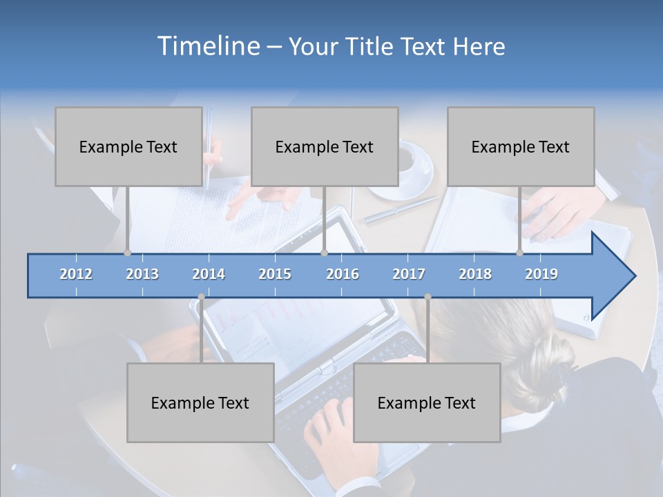 Success Concept Computer PowerPoint Template