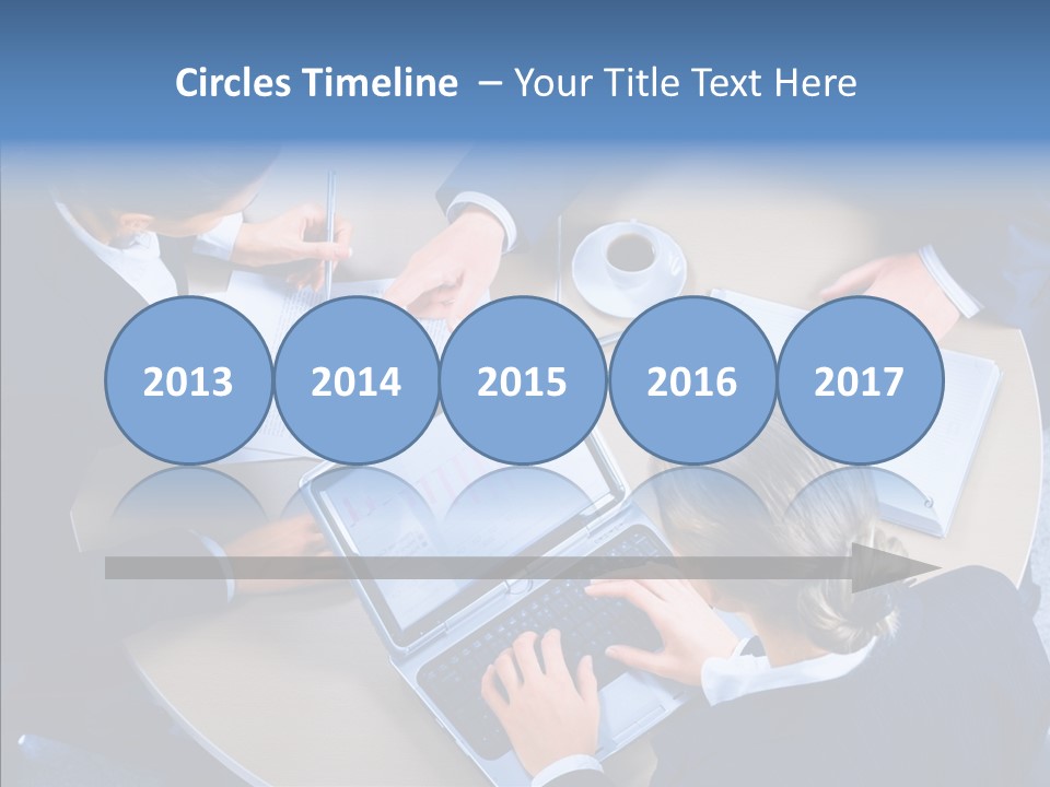 Success Concept Computer PowerPoint Template