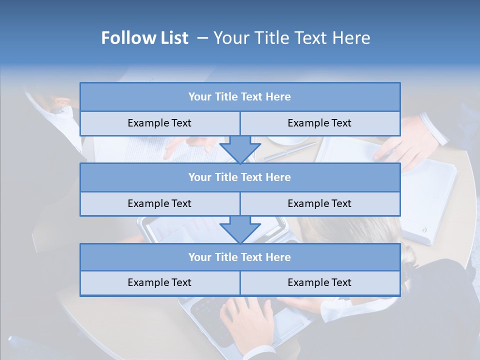 Success Concept Computer PowerPoint Template