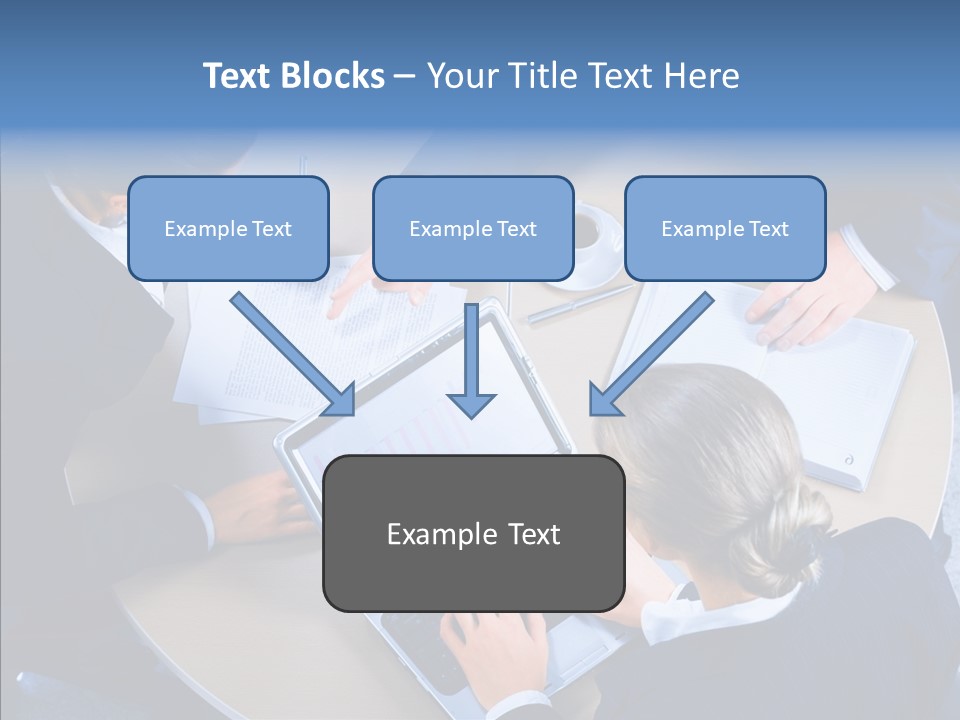 Success Concept Computer PowerPoint Template