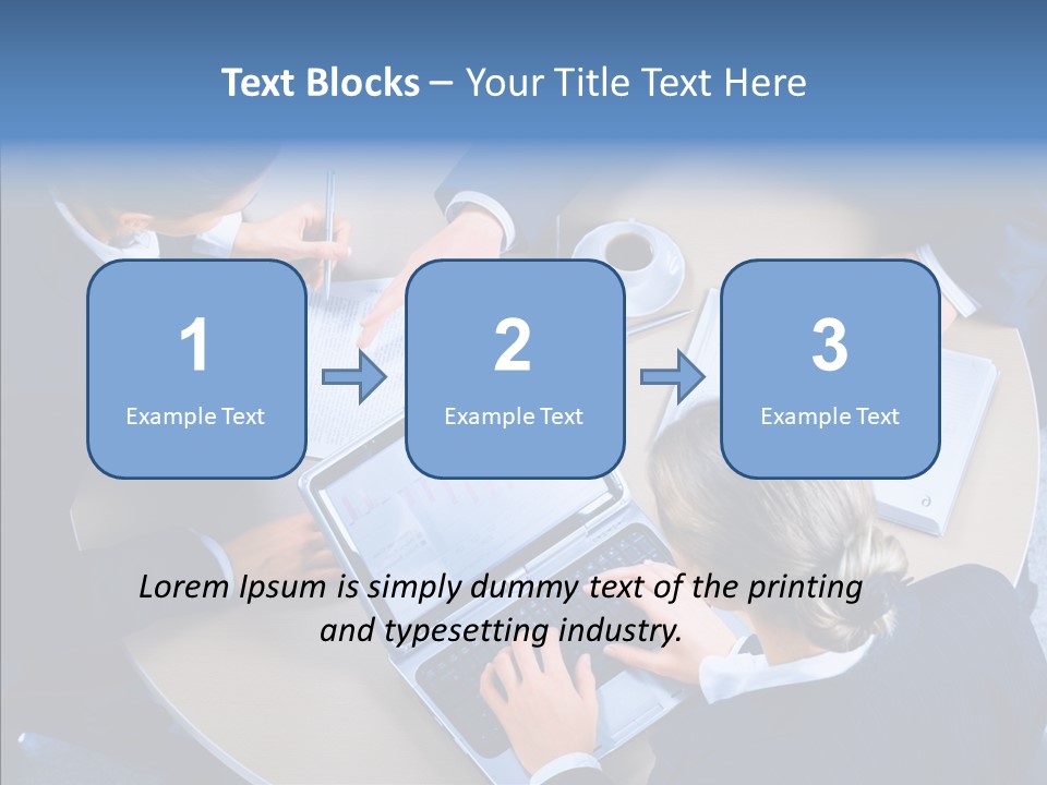 Success Concept Computer PowerPoint Template