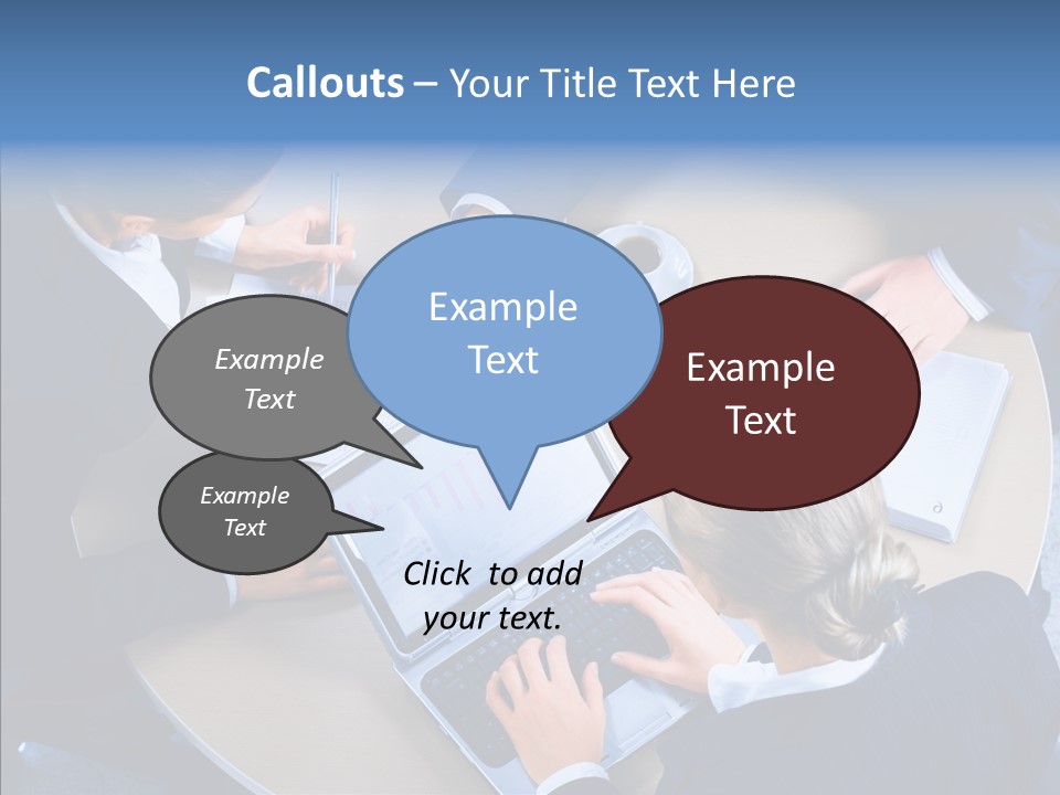 Success Concept Computer PowerPoint Template