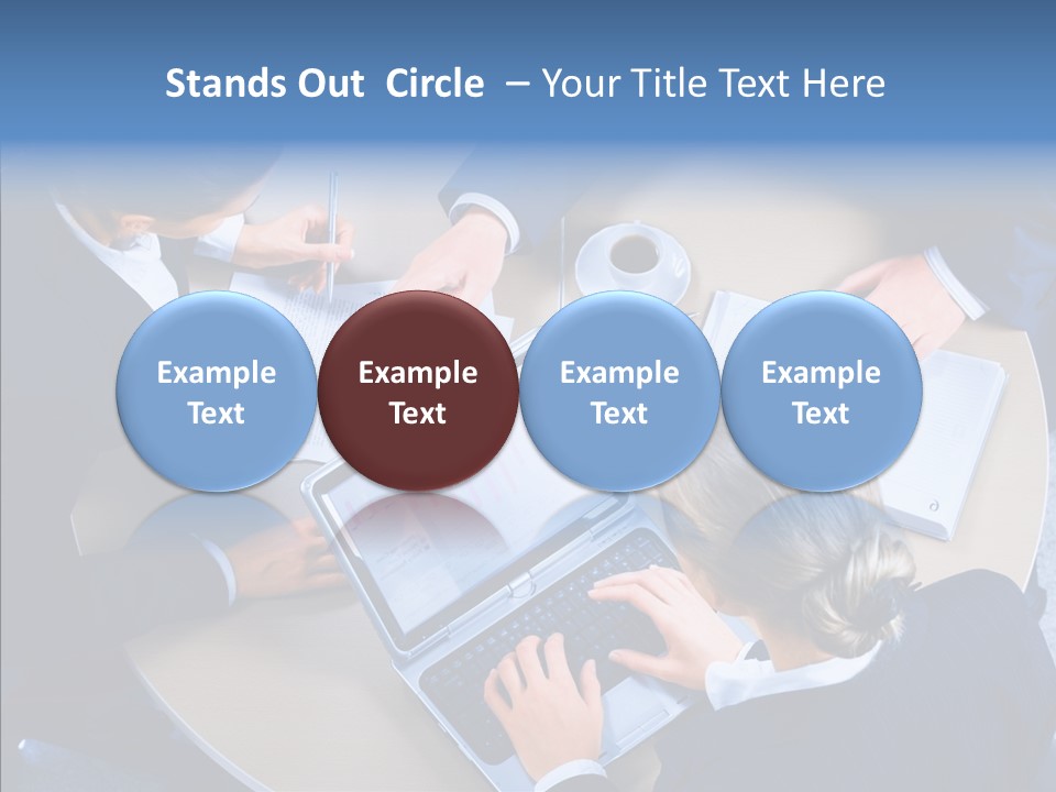 Success Concept Computer PowerPoint Template